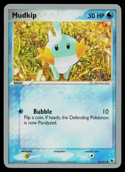 Pokemon Card - Mudkip World Championship Decks 59/109 Common - Image 1