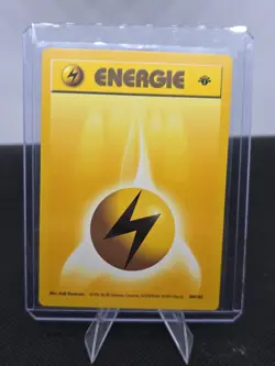 Pokemon GERMAN BASE SET 1st Edition LIGHTNING ENERGIE Energy 100/102 Common NICE - Image 1