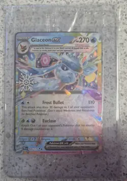 Pokemon Card - Glaceon Ex - Snowflake Holiday Promo Sealed - 026/131 - Image 1