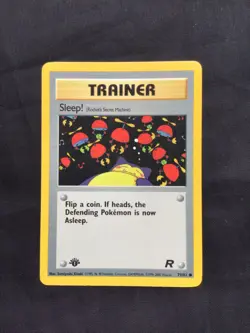 Pokemon Cards: Team Rocket 1st Edition Common: Sleep! 79/82 - Image 1