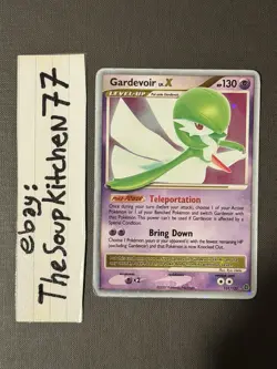 Gardevoir LV.X 131 132 Holo Secret Wonders Pokemon Card TCG - Image 1