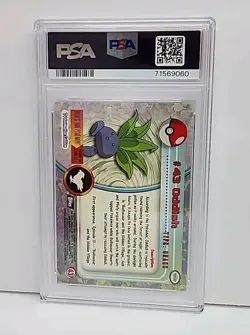 PSA 9 Oddish #43 Topps 1999 Pokemon TV Edition Black Label Card Graded Mint 9 - Image 4