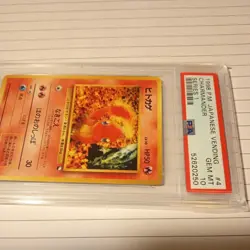 1998 Pokemon Japanese Vending Series 1 Charmander No. 004 PSA 10 Gem Mint - Image 4