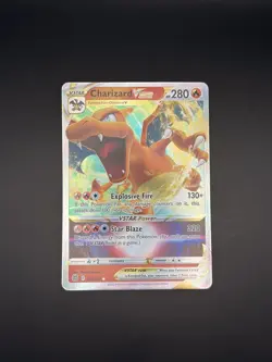 Pokemon Charizard VSTAR Brilliant Stars 18/172 Near Mint NM Condition - Image 2
