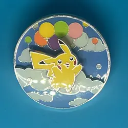 Pokemon Celebrations 25th Anniversary Flying & Surfing Pikachu Enamel Pin - Image 1
