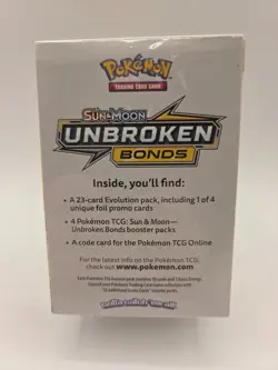 Sealed Pokemon TCG Sun & Moon Unbroken Bonds Build & Battle Box Prerelease Kit - Image 3