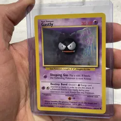 Pokemon Gastly 50/102 BS Base Set Unlimited Vintage Nintendo NM Near Mint Card - Image 2