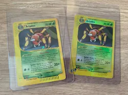 Pokemon TCG English Card Aquapolis E-Series Set Ariados H3/H32 Holo Rare - Image 1