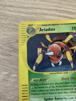 Pokemon TCG English Card Aquapolis E-Series Set Ariados H3/H32 Holo Rare - Image 5