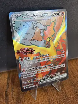 Pokemon Team Rocket's Moltres ex Destined Rivals 208/182 Stamped Holo - Image 4