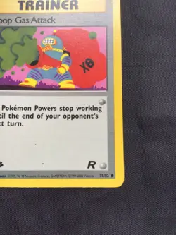 Pokemon Cards: Team Rocket 1st Edition Common: Goop Gas Attack 78/82 - Image 4