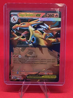 Pokemon TCG Mega Charizard Y Ex 030 Black Star Promo Ascended Heroes NM - Image 1