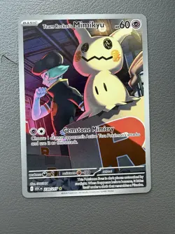 Pokemon TCG Ascended Heroes Team Rocket’s Mimikyu 238/317 Illustration Rare MINT - Image 1