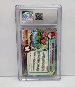CGC 10 💎 Venusaur #03 Topps 1999 Pokemon TV Black Label Second Print Series 1💎 - Image 4