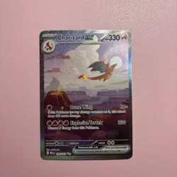 Pokemon TCG Charizard EX 199/165 Scarlet & Violet 151 English NM Condition - Image 1