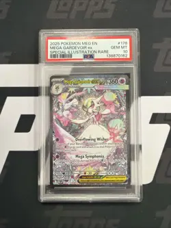 2025 POKEMON MEG EN-MEGA EVOLUTION #178 MEGA GARDEVOIR EX PSA 10 - Image 1