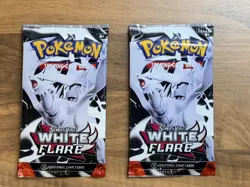 Pokemon TCG White Flare Booster Pack x 2 English Sealed - Image 1