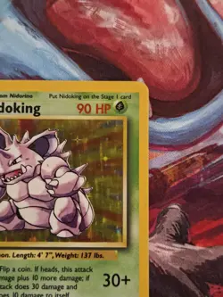NIDOKING 11/102 UNLIMITED BASE SET POKEMON (VINTAGE - HOLO RARE, LP-) - Image 3