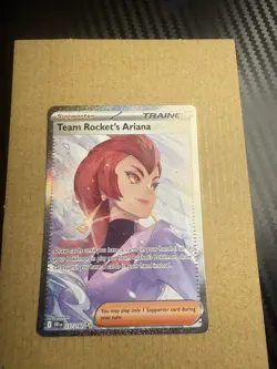 Pokemon Team Rockets Ariana Sir 237/182 Scarlet and Violet Destined Rivals - Image 1