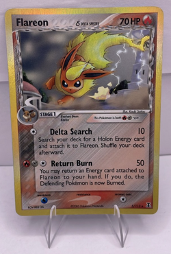 Pokemon TCG Flareon 5/113 EX Delta Species Holo Reverse Holo 2005 - Image 1