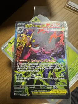 Mega Gengar ex 284/217 SIR Secret Rare Pokemon Ascended Heroes MINT Pack Fresh - Image 1