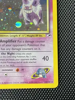 Sabrina's Gengar 14/132 1st Edition Holo Rare Gym Heroes Pokemon TCG MP/LP - Image 5