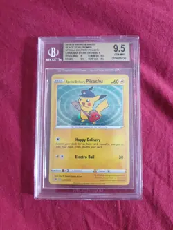 2019 Pokemon Special Delivery Pikachu SWSH074 – BGS 9.5 GEM MINT – Promo Rare - Image 1