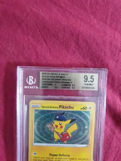 2019 Pokemon Special Delivery Pikachu SWSH074 – BGS 9.5 GEM MINT – Promo Rare - Image 2