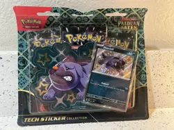 Pokemon Scarlet & Violet Paldean Fates 3 Pack Blister Maschiff Promo New/Sealedu - Image 2