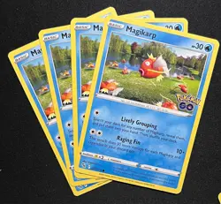 x4 Magikarp 021/078 Pokemon 2022 Pokemon GO NM/M - Image 1
