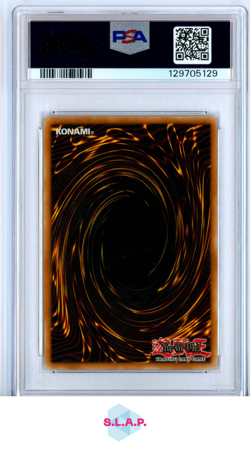 DARK MAGICIAN/CHAOS INVASION OF CHAOS-1ST ED. YU-GI-OH! IOC 2004 065 PSA 7 - Image 2