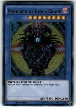 Magician of Black Chaos Ultra Rare YGLD-ENC01 NM - Image 1
