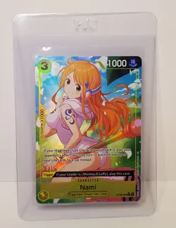 One Piece Card Game Nami ST29-008 Holo Foil Alt. Art Egghead Straw Hat Crew NM - Image 1