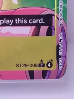 One Piece Card Game Nami ST29-008 Holo Foil Alt. Art Egghead Straw Hat Crew NM - Image 2