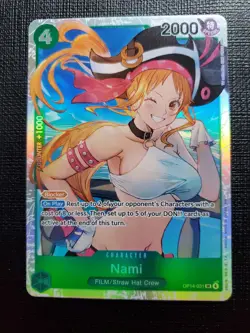 Nami OP14-031 SR Foil One Piece The Azure Sea's Seven OP TCG NM - Image 1