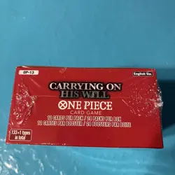 Bandai One Piece Card Game –Carrying On His Will SEALED Box 24 pkg OP13 English - Image 5