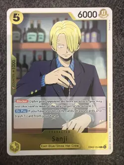One Piece Card Game Sanji EB02-054 Rare NM - Image 1