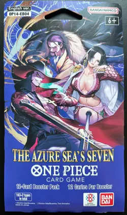 One Piece TCG: The Azure Sea's Seven Sleeved Booster OP-14 English - Image 1