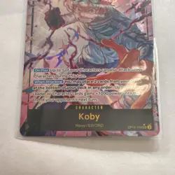 Bandai One Piece CCG Koby OP11-119 Character Holo 9000 Power Card - Image 4