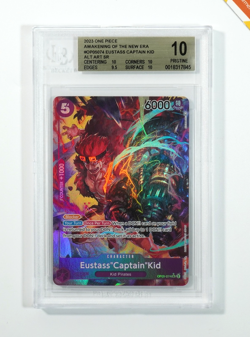 One Piece BGS 10 Eustass"Captain"Kid #OP05-074 Awakening Of The New Era English - Image 1