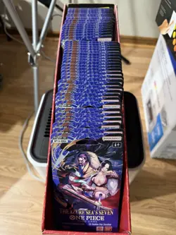 Lot Of 31! One Piece OP14 Sleeved Booster Pack Sealed Azure Sea's Seven 31x - Image 1