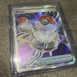 Pokemon TCG Phantasmal Flames Switch 123/094 UR Ultra Rare English Card - Image 2