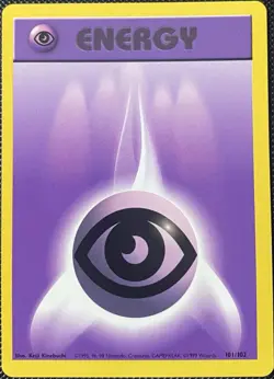 Psychic Energy 101/102 Base Set Regular - Pokemon Card - Image 1