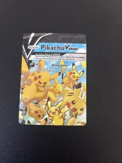 Pikachu V-UNION Pokemon TCG SWSH139 Promo Sword & Shield Promo NM/M Card - Image 1