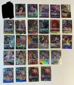 Bandai One Piece Card Game OP-06 Foil Lot - Mihawk, Perona, Doflamingo, Jinbe, … - Image 1