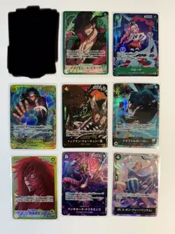 Bandai One Piece Card Game OP-06 Foil Lot - Mihawk, Perona, Doflamingo, Jinbe, … - Image 2