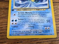 Pokemon 1st Edition Neo Revelation # 19/64 Kingdra Non-holo,,nice card - Image 3