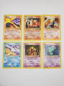 Pokemon Card WOTC 6 Promo Lot-Articuno Moltres Entei Mewtwo Arcanine Misdreavus - Image 1