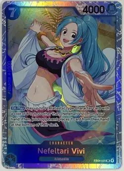 Nefeltari Vivi EB04-025 SR One Piece Card Game NM - Image 1