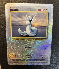 Pokemon Cards: Legendary Collection Reverse Holo: Dratini 72/110 - Image 1